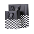 Custom luxury reusable special texture printing paper packaging shopping gift bag